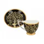 Filiżanka Carmani Vanessa 100ml espresso ze spodkiem - G. Klimt, Drzewo Życia - 3